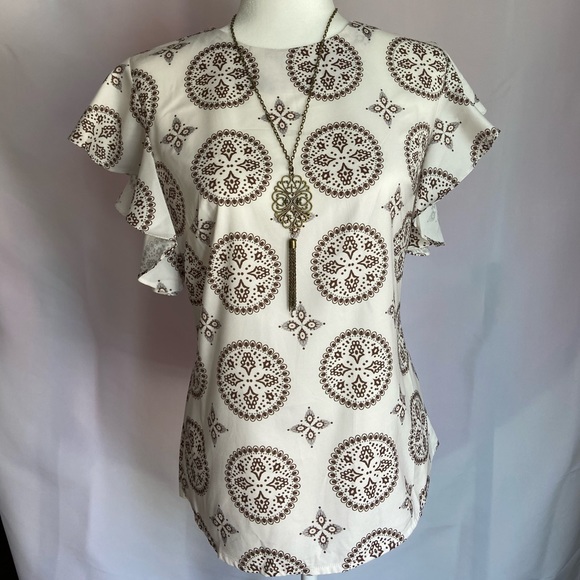 Patterned Blouse - Picture 2 of 2